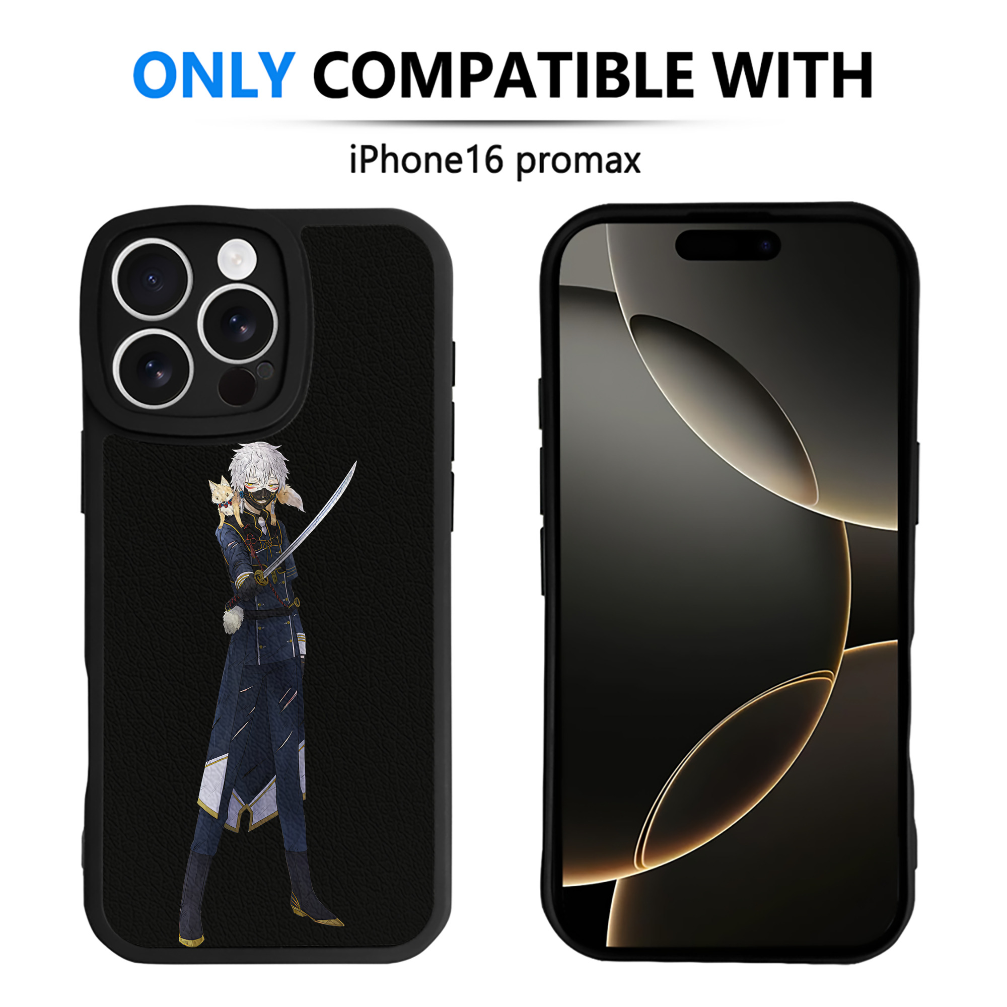 （画像用） 刀剣乱舞 Touken Ranbu 【iPhone 16シリーズ対応】シリコンスマホケース（レザー調） 材質：シリコン